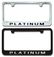 Ford Platinum Engraved License Plate Frame