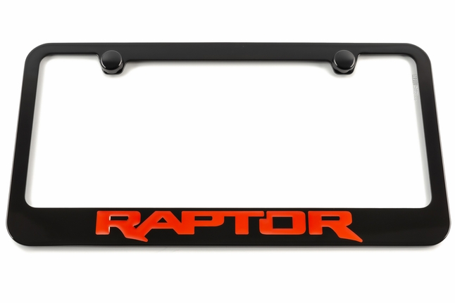 Ford Raptor Engraved License Plate Frame