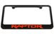 Ford Raptor Engraved License Plate Frame