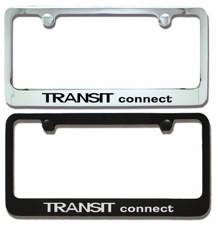 Ford Transit Connect Engraved License Plate Frame - Custom Colors