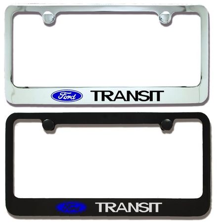 Ford Transit Engraved License Plate Frame
