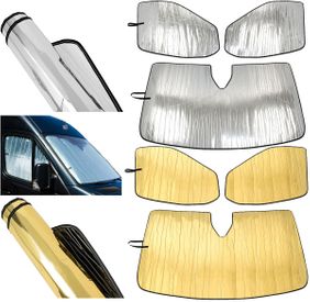 Windshield Sunshade Set for Ford Transit (Full Size Van)
