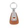 German Flag Leather Teardrop Fob