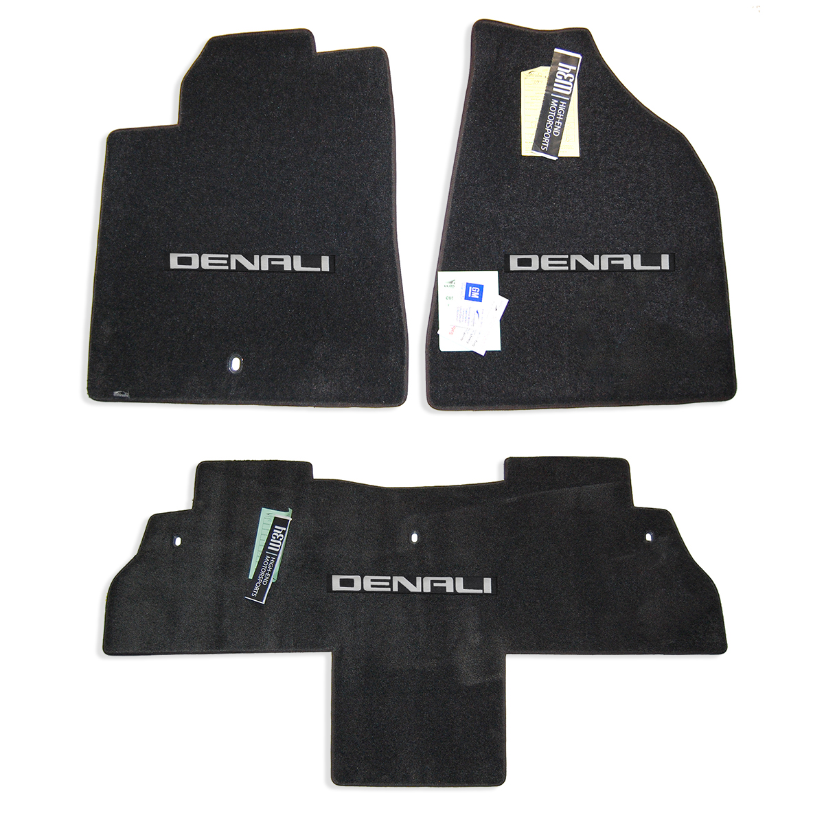 thumbnail image 2 of ToughPRO Heavy Duty Rubber Floor Mats – Black – Fits GMC Acadia Denali 2017-2023 – Includes 3rd Row 2 of 5