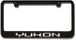 GMC Yukon Engraved License Plate Frame - Custom Finish and Logo Colors