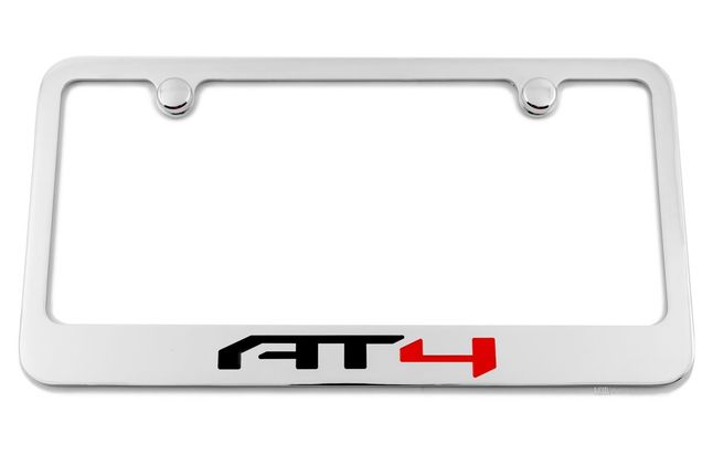 GMC AT4 Engraved License Plate Frame