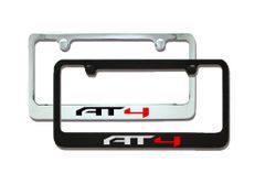 GMC AT4 Engraved License Plate Frame