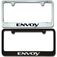 GMC Envoy Engraved License Plate Frame - Custom Finish and Logo Colors