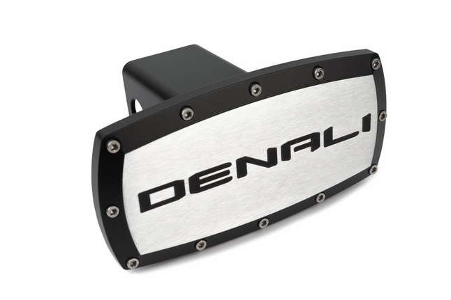 GMC Denali Engraved Billet Hitch Receiver Cover
