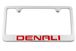 GMC DENALI Engraved License Plate Frame