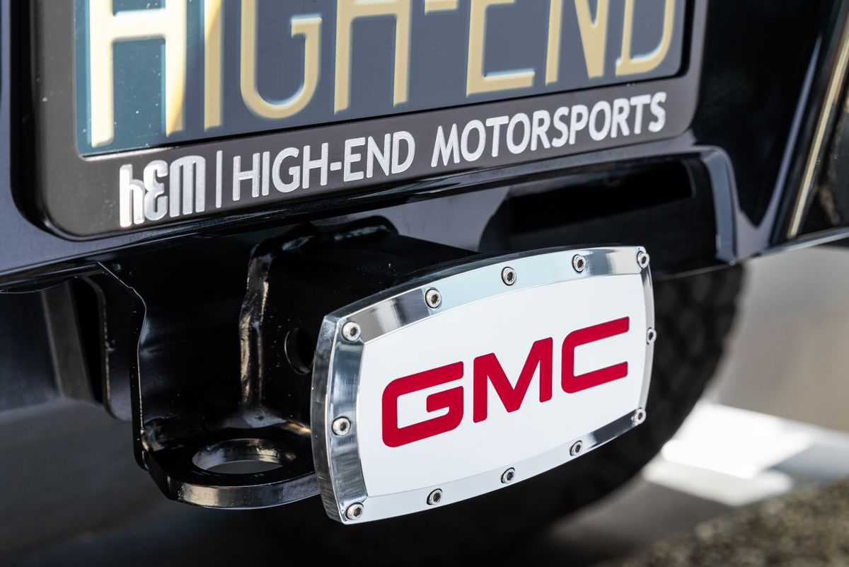 GMC Engraved Billet Hitch Receiver Cover