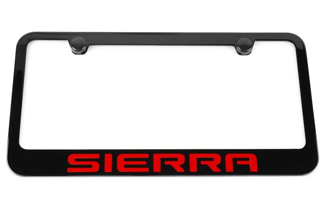 GMC Sierra Engraved License Plate Frame