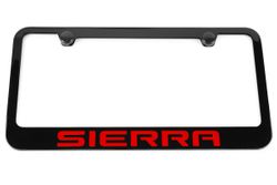 GMC Sierra Engraved License Plate Frame