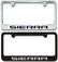 GMC Sierra Engraved License Plate Frame