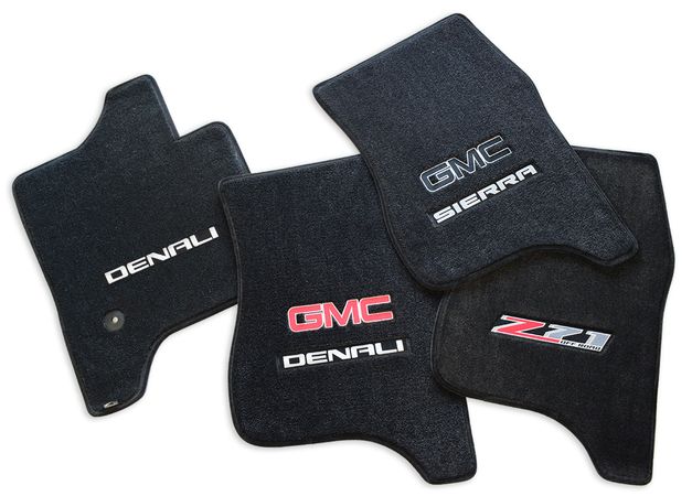 GMC Sierra and Sierra Denali Floor Mats 2001 - 2018 - Premium Upgrade