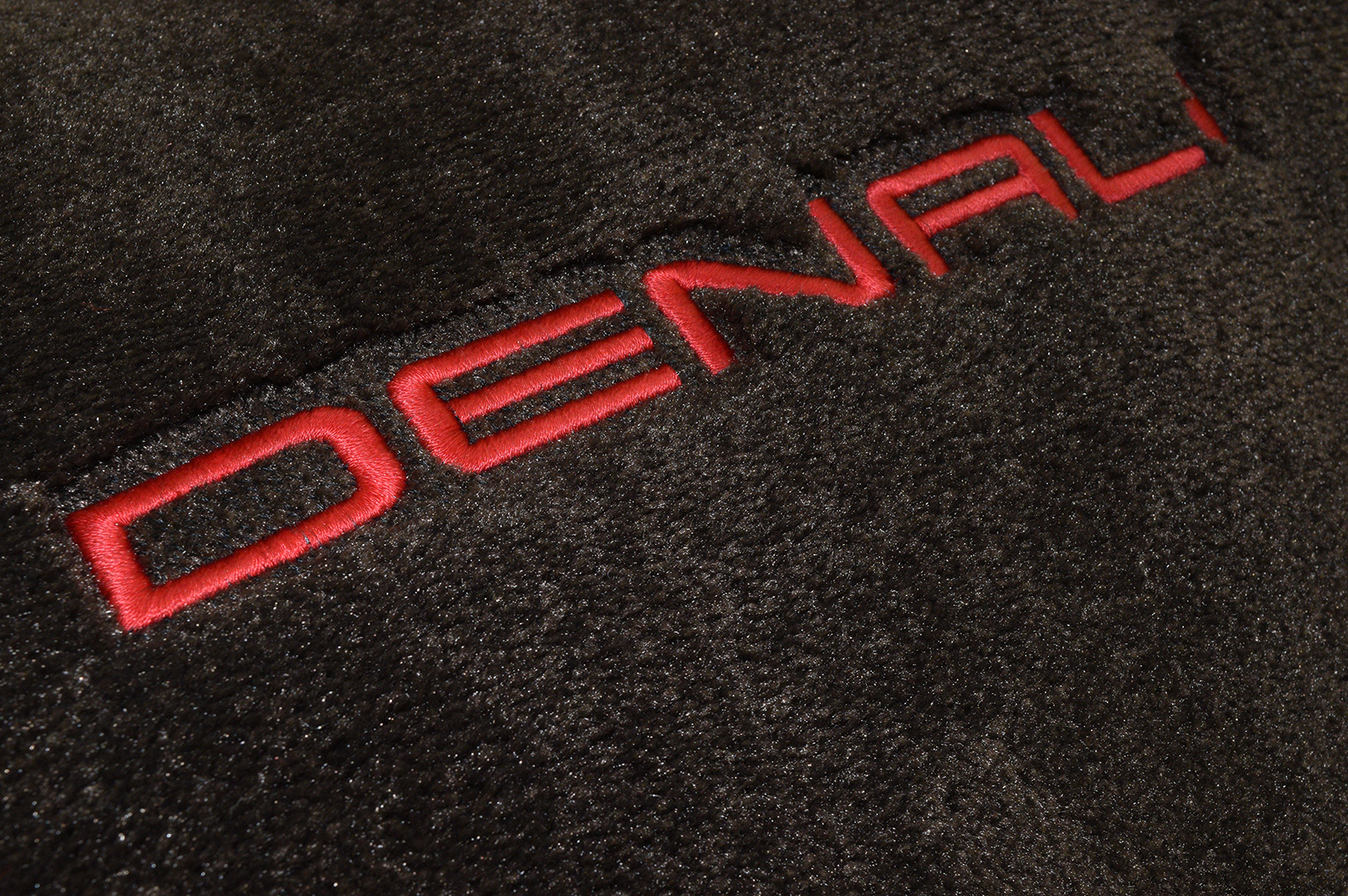 Ultimat By Lloyd Mats GMC Yukon Denali Floor Mats – Short Body – Premium 32oz Nylon With Denali Logo – Jet Black