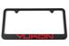 GMC Yukon Satin-Black License Plate Frame