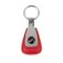 Hash Racing Stripes Leather Teardrop Fob