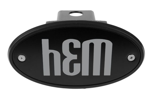 High-End Motorsports Black & Grey Hitch Cover