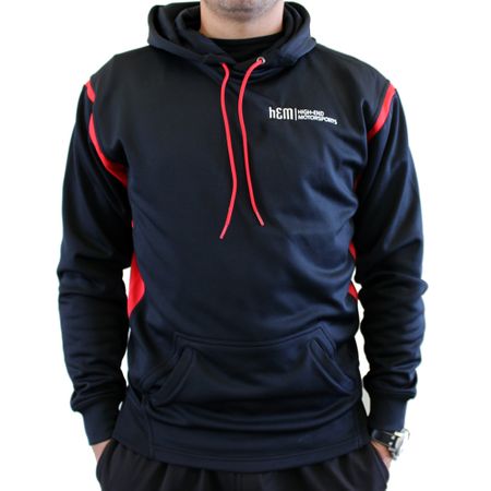 High-End Motorsports Mens Hooded Sweatshirt (Black)