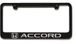 Honda Accord Engraved License Plate Frame