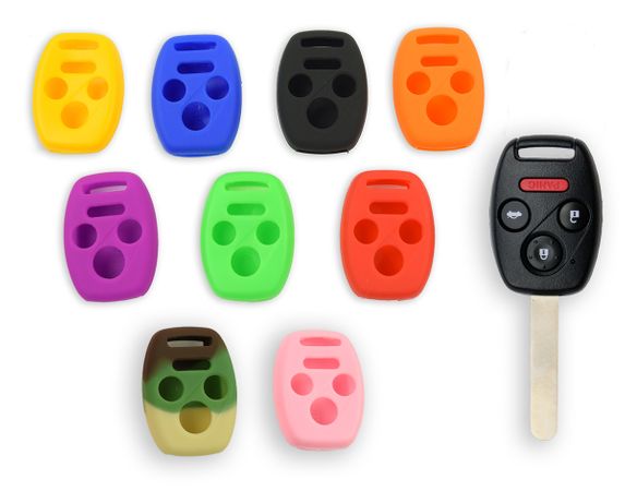 Pair (2), Honda Accord Silicone Rubber Remote Key Cover 2003-2012