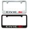 Honda Civic Si Engraved License Plate Frame