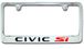 Honda Civic Si Engraved License Plate Frame