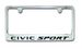 Honda Civic Sport Engraved License Plate Frame