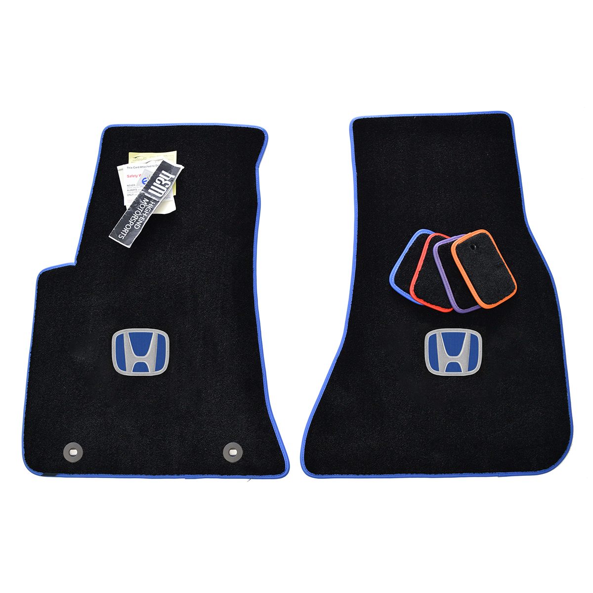 Rmsone Fully Tailored Carpet Floor Mats For Honda CR-V (2007 On) – 4-Piece Set – Black