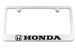 Honda Engraved License Plate Frame