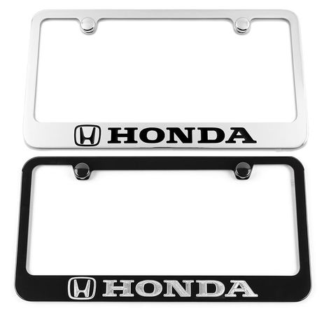 Honda Engraved License Plate Frame