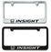Honda Insight Engraved License Plate Frame