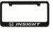 Honda Insight Engraved License Plate Frame