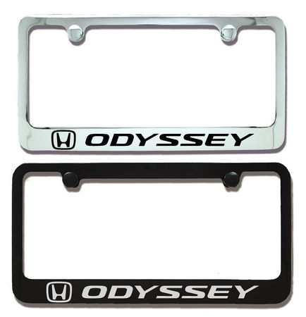 Honda Odyssey Engraved License Plate Frame