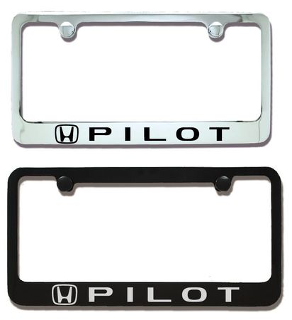 Honda Pilot Engraved License Plate Frame