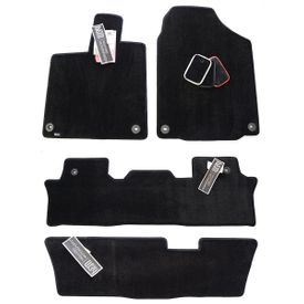 Honda Pilot Plain Floor Mats - Premium Upgrade