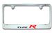 Honda Type R Engraved License Plate Frame