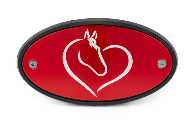 Horse & Heart Receiver Hitch Cover