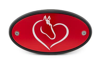 Horse & Heart Receiver Hitch Cover