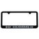 Hummer H3 Satin-Black License Plate Frame Grey