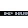 Hummer H3 Satin-Black License Plate Frame Grey