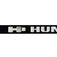 Hummer H3 Satin-Black License Plate Frame Silver