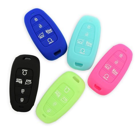 Pair (2), Hyundai Santa Cruz Solid Silicone Rubber Remote Keyless Cover 2022 - 2024