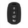 Pair (2), Hyundai Veloster Solid Silicone Rubber Remote Keyless Cover  2018 - 2022