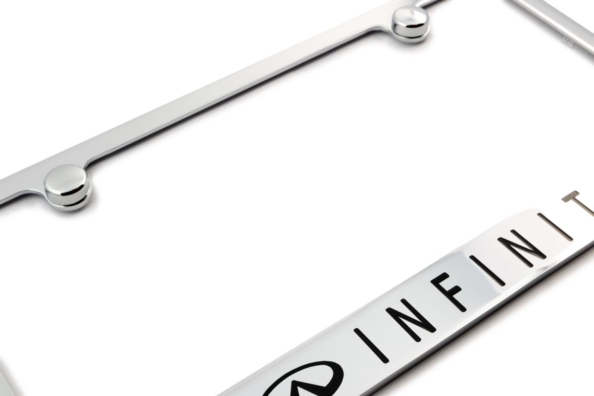 Infiniti Engraved License Plate Frame