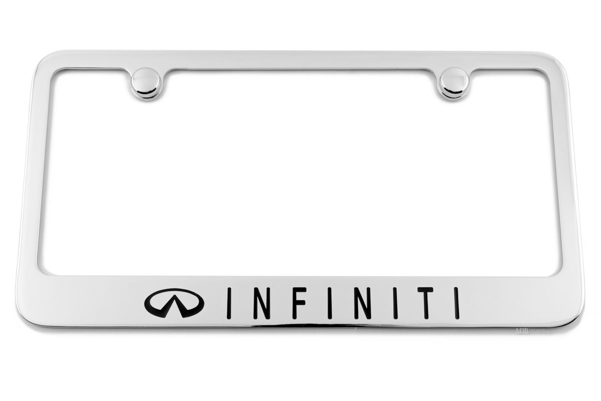 Infiniti Engraved License Plate Frame