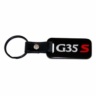 Infiniti G35S Sport Black Leather Strap Key Chain / Fob