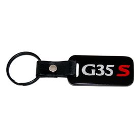 Infiniti G35S Sport Black Leather Strap Key Chain / Fob