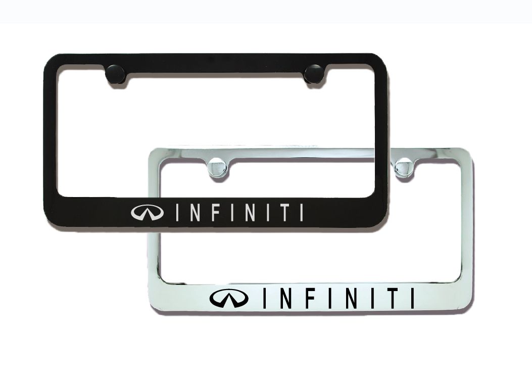 Infiniti Engraved License Plate Frame